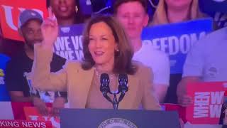 Aflac Is A Pre Existing GOP Condition Kamala Harris [upl. by Nimesh]