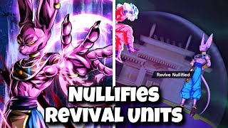 BLUE Beerus Destroys All Revival Units [upl. by Newnorb]