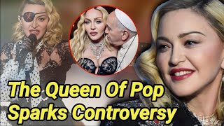 Madonna Sparks Outrage with AI Generated Photos Featuring Pope Francis [upl. by Amsirhc]