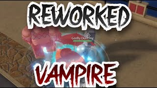 YBA NEW UPDATE REWORKED VAMPIRE SHOWCASE [upl. by Duarte304]