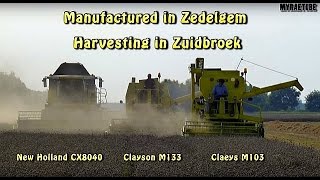 Claeys M103 Clayson M133 New Holland CX 8040 [upl. by Stolzer]