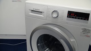 Bosch WAN28281GB 1400 Spin 8Kg Washing Machine Demo [upl. by Oirasec]