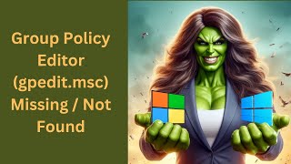 Fix Group Policy Editor gpeditmsc Missing  Not Found on Windows 11 or 10 Home  GearUpWindows [upl. by Arahahs]