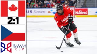 CANADA VS CZECHIA GOLD MEDAL GAME HLINKA GRETZKY CUP 2024 [upl. by Okihsoy]