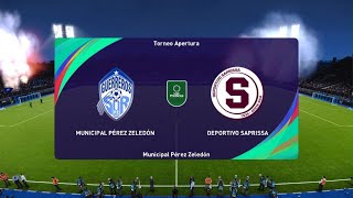 Modo carrera jugador liga Promerica Perez Zeledon vs Deportivo Saprissa [upl. by Yenohtna]