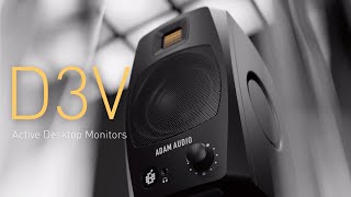 The ALL NEW ADAM Audio D3V Desktop Monitors [upl. by Attenod]