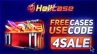 HELLCASE PROMO CODE 4SALE — FREE CASES amp FREE SKINS hellcase code review [upl. by Willing]