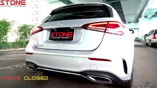 MERCEDES BENZ W177 A250 x STONE EXHAUST Catless Downpipe Rev Sound [upl. by Imer]