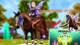 Horse Riding Tales NEW Pegasus Cup quick race [upl. by Ahsiuqal]