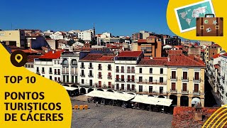 O que fazer em Cáceres 10 pontos turisticos mais visitados espanha viagem [upl. by Airdna]