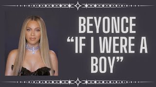 🎤Karaoke EditionSinging quotIf I Were A Boyquot by Beyonce with Onscreen Lyrics [upl. by Siari215]