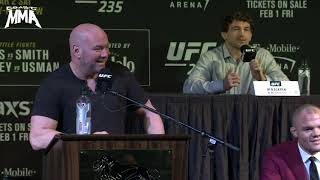 Ben Askren Best Moments from UFC 235 Press Conference [upl. by Ares]