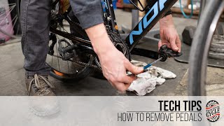 How To Remove Bike Pedals [upl. by Dnomal]