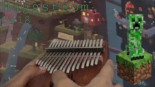 Haggstrom  C418 Minecraft  Kalimba CoverTutorial [upl. by Llohcin]