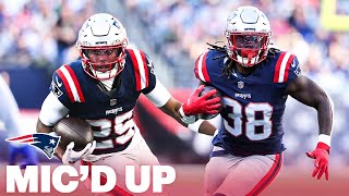 MICD UP Rhamondre Stevenson amp Marcus Jones  New England Patriots vs Rams NFL Week 11 [upl. by Rossie]