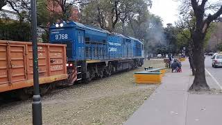 LOCOMOTORA 9768 DEL BCYL PATINANDO [upl. by Siron]