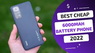 Best Cheap 6000mAh Phone 2022  Long Battery Life Phone [upl. by Rotce]