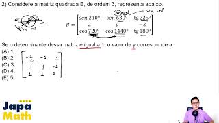 Prova EFOMM Resolvida2022  2023  Matemática  Questão 02 [upl. by Harms]