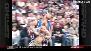 Harlem Globetrotters  Jon Barry quotFallsquot for Confetti Bucket [upl. by Isbel438]