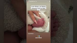 Hailey Bieber Gives Birth To Son [upl. by Tatman]