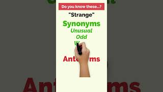 Common English Synonyms and Antonyms  🚫 basicenglishquiz [upl. by Arleyne839]