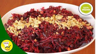 Der beste amp leckerste Rote Beete Salat den ich kenne Einfach roh amp vegan  Canans Rezepte [upl. by Attesor871]