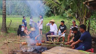 Sharing love and food the Filipino way I Boodle fight in the province I Joseph The Explorer [upl. by Ah852]