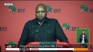 EFF Deputy President Floyd Shivambu resignation [upl. by Hyacinthie560]