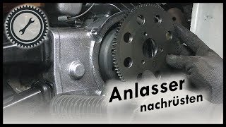 Anlasser nachrüsten  S51SR50 Tutorial [upl. by Einej774]