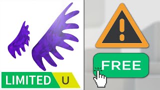 How to get FREE Roblox UGC LIMITEDS ITEMS NOW [upl. by Nittirb]