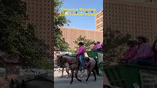 First Time to witness Cheyenne Wyoming 2024 Frontier Parade  w chippewa navajoland [upl. by Aciria376]