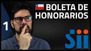 Como emitir una boleta de honorarios en solo 5 minutos SII Chile 2024 [upl. by Leorsiy]