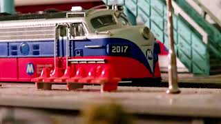 90s MetroNorth Amtrak extras RTL Turboliner F40PH Fl9 pushpull action N scale compositions [upl. by Barhos]