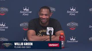 Willie Green Recaps Win vs Dallas  Pelicans Mavericks Postgame 10252022 [upl. by Essenaj45]