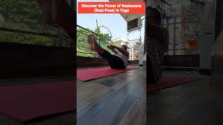 NAUKASANA BENEFITS  BOAT POSE  PRACTICING YOGA  shorts yogaforlife [upl. by Dusa]