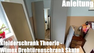 Kleiderschrank Theorie  Wimex Drehtürenschrank Skate  Theoretische KLS Montage Anleitung [upl. by Metzgar688]