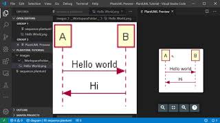 Using PlantUML in VSCode [upl. by Redan26]