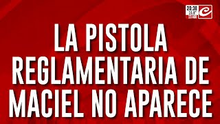 La pistola reglamentaria de Maciel no aparece [upl. by Ruiz]