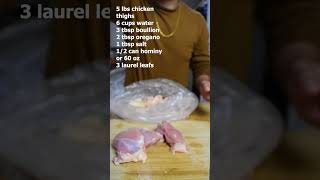 How to make chicken Pozole Rojo [upl. by Morril]