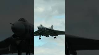 Vulcan Bomber With The Delta Wing Shape Sadly No Longer Flying Travel With Julian  Aviation [upl. by Chambers]