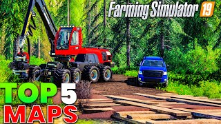 TOP 5 Must Have MAPS in Farming Simulator 19 November 2020 [upl. by Ardnassak]