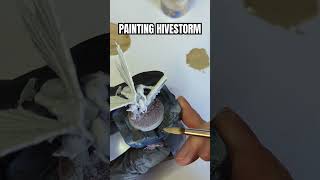 Painting miniatures  HIVESTORM Basing first warhammer40k warhammercommunity [upl. by Tarabar]