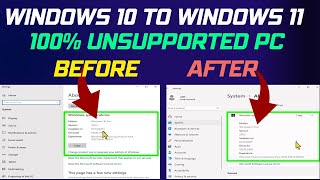 Best Way To Upgrade From Windows 10 to 11 on Unsupported Hardware [upl. by Westberg]