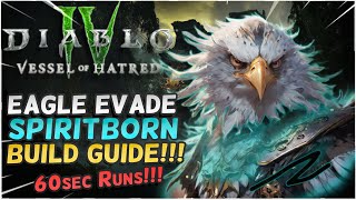 Diablo 4 Spiritborn EVADE Build Guide Vessel of Hatred [upl. by Kalin682]