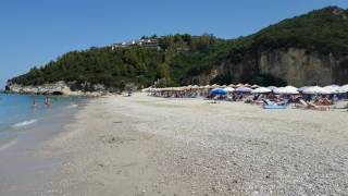 4K Karavostasi beach on the way from Parga to Sivota [upl. by Nnarual]