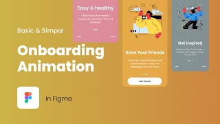 Onboarding animation for App UI Design in Figma  Figma tutorial  Speed Art  Techdesign [upl. by Sager196]