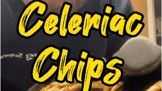 British Celeriac Chips Recipe [upl. by Hsakiv]