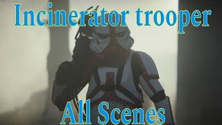 Incinerator trooper all scenes Mando S1 [upl. by Lebatsirhc823]