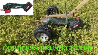 PARKSIDE 20vCORDLESS BRUSH CUTTER FROM ANGLE GRINDERΧΛΟΟΚΟΠΤΙΚΟ ΑΠΟ ΓΩΝΙΑΚΟ ΤΡΟΧΟ [upl. by Trebuh422]