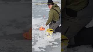 TipUp Fishing icefishing [upl. by Dyann]